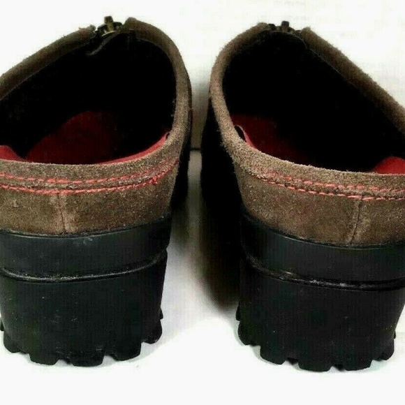 Cole Haan Brown Suede Mules Clogs Size US 6 B - Picture 5 of 8